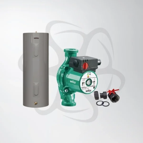 Richmond 80-Gallon Water Heater Package with Wilo Circulation Pump – Free Installation Kit Included