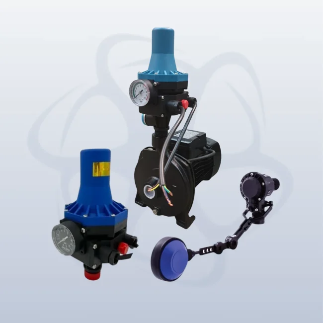 مضخة 1 حصان ماركة FLOWEL مع اوتوماتيك وعوامة ذكية مجاناً