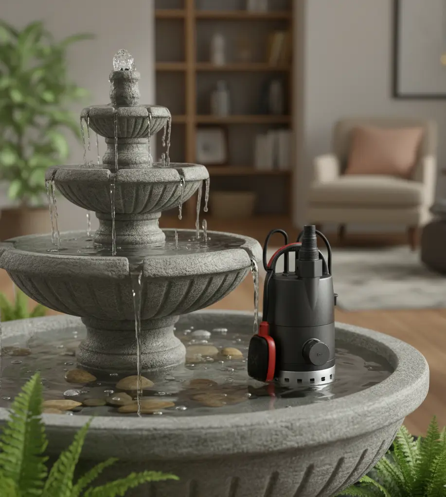غطاس نافورة صغير: الحل المثالي للنوافير المنزلية الصغيرة والديكور الداخلي